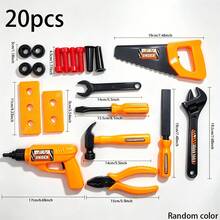 10pcs/20pcs Kids Tool Toy Set - Realistic Construction Tool Set Includes Drill, Hammer, Saw, Wrench - Interactive Role Play Tools Suitable For Boys Girls, STEM Educational Building Toys For Children 3+ Years Old - Multicolor - View 3