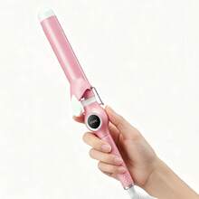 Máy uốn tóc CRASTS 32mm, máy uốn tóc nhanh, dụng cụ tạo kiểu tóc sóng lớn. - Hồng - Xem 12