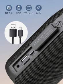 ZEALOT S32 10W 無線卡拉OK喇叭 附麥克風功能，電池續航可達8小時，支援手機、平板、電腦及電視，適合戶外活動、露營、派對與家庭劇院 - 黑色(配一支無線麥) - 查看 10