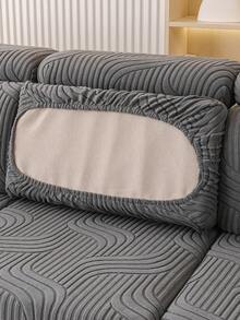 1 bộ bọc ghế sofa co giãn mềm mại, mới, phù hợp với sofa 1-2-3-4 chỗ ngồi hình chữ L, bọc đệm ngồi và tựa lưng, có thể giặt máy, chống trầy xước, thích hợp cho mọi mùa. - Xám - Xem 6