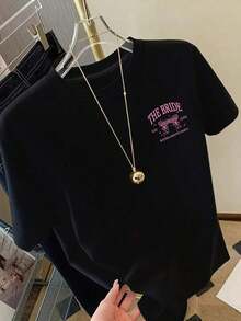 Women T-Shirts - Black - View 2