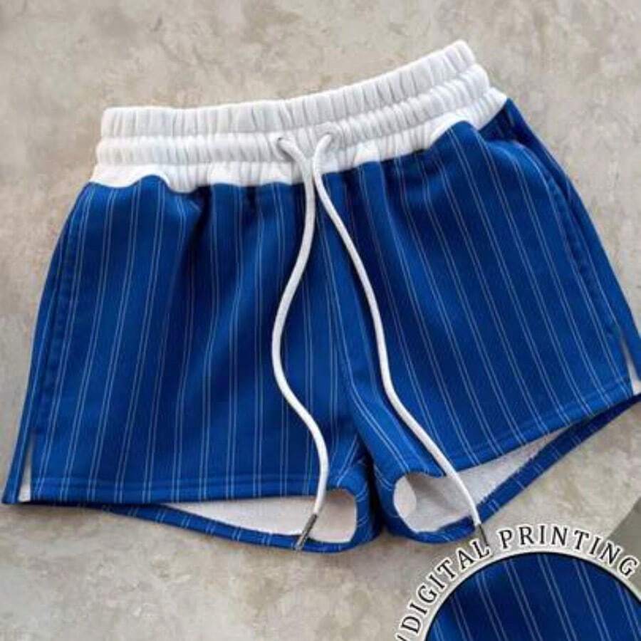 New Slimming Loose Casual Shorts For Women, Versatile For Daily Wear, Home, Dates - Multicolor - Ver 1