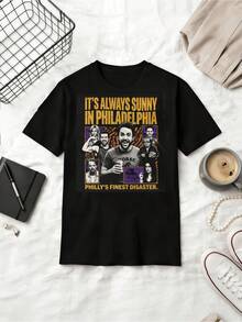 It's Always Sunny In Philadelphia Shirt Sitcom TV Show T-Shirt - Black - View 1