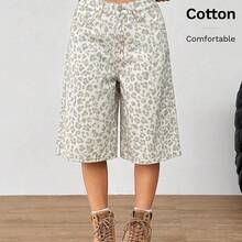 Cowboy For Women Summer Country Concert Leopard Print Shorts - Multicolor - Ver 6