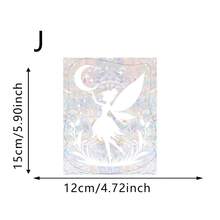 1/12片裝彩色仙女彩繪玻璃風格窗戶隱私貼膜 撕貼式壁紙 用於居家廚房露台客廳裝飾 - 窗貼 - 查看 14