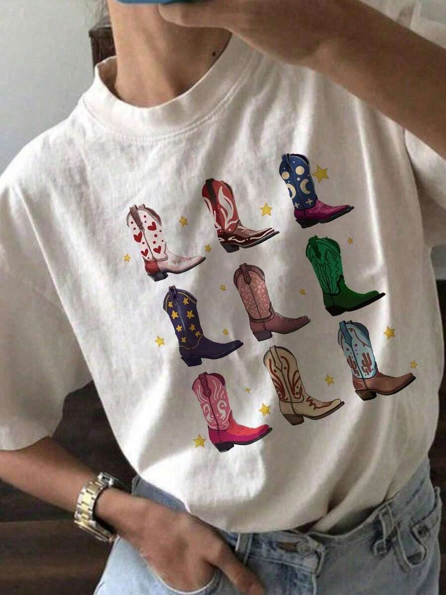 Women T-Shirts - White - View 1