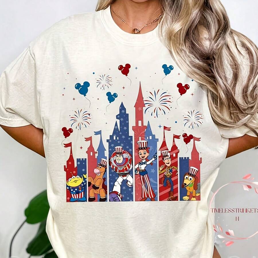 Vintage 4th Of July Patriotic Independence Day R Family Matching - Blanco - Ver 1