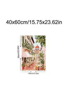 1pc Florence Italian Cafe Wall Art, San Francisco Wall Art, Travel Poster, City Art, Festival Gift,Suitable For Bedroom,Living Room,Kitchen,Wall Arts,Wall Decor,Home Decor,Room Decor, Canvas Wall Art, Posters, Wall Art With Frame, Optional Frame ﻿ ﻿ - 1PCS - View 28