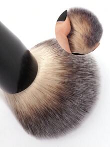 MAANGE Juego de 4 brochas de maquillaje, incluye brocha para polvo, brocha para base, brocha para base de punta redonda, brocha para base de cabeza plana, juego de brochas de maquillaje profesional, juego de brochas de maquillaje, esencial de viaje, regalo para mujeres y niñas. - Marrón - Ver 6