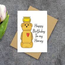 Thiệp chúc mừng sinh nhật tình yêu - Chúc mừng sinh nhật người yêu dấu của em - Chồng - Vợ - Bạn gái - Bạn trai - Vị hôn phu/hôn thê, Thiệp tình bạn, Kỷ niệm, Chúc mừng, Thiệp tiệc sinh nhật - nhiều màu - Xem 2
