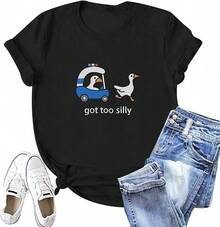Women T-Shirts - Black - View 1