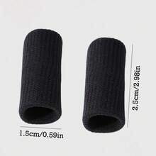 10pcs Professional Sports Finger Sleeves, Nylon Knitted Elastic Compression Finger Joint Support, Basketball Finger Protection, Suitable For Sports Fitness Training - A - View 4