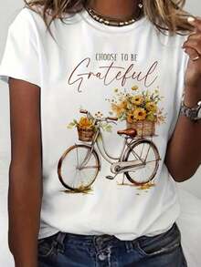 Plus Size T-Shirts - White - View 2