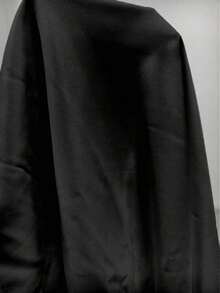 Camisa de mujer casual de manga larga a rayas con un solo abotonado - Negro - Ver 7