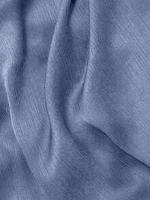 Camiseta sin tirantes minimalista con nudo delantero para mujer, ideal para el verano - Azul - Ver 4