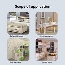 4pcs/8pcs/24pcs Transparent Table Corner Protectors For Sharp Table Corners, Protect Furniture, Prevent Collisions. - Transparent - View 4