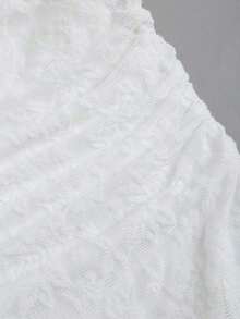 Sweetro Vestido asimétrico con hombro y bajo asimétricos, con encaje, estilo Y2K sexy - Blanco - Ver 7