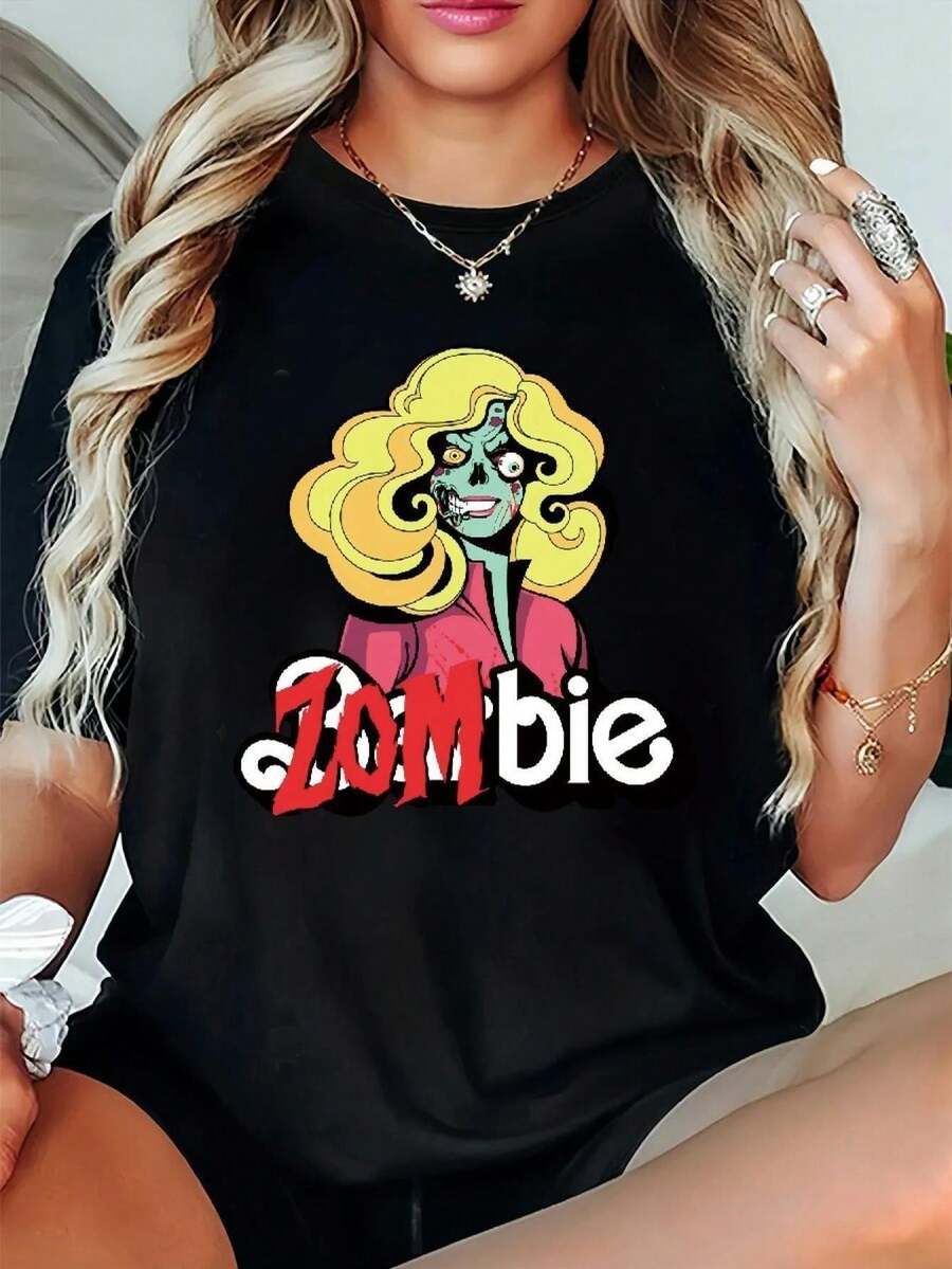 Women T-Shirts - Black - View 1