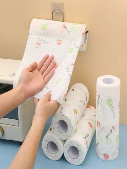 100pcs Reusable And Washable Kitchen Paper Towels, Suitable For Outdoor Camping, Hiking, Cooking