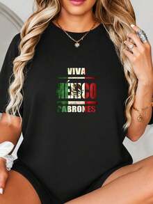 Diseño gráfico de impresión Viva México Cabrones Texto mexicano Fl-ag Estilo Grunge angustiado Tema nacional patriótico Decoración.jpgRegalos personalizados: Camisetas para mujer con estilos modernos, hippies, casuales y minimalistas. Ropa masculina personalizada única, armarios cápsula, ropa básica/urbana para hombre. Regalos ideales para novios, familiares y amigos, adecuados para cumpleaños, vacaciones, colegio/competiciones, deportes/escalada, etc., también adecuados para la moda de otoño y actividades urbanas. Verano negro. - Negro - Ver 2