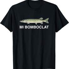 Mi Bomboclat Funny Gen Z Meme Raunchy Brainrot Humor Witty T-Shirt - Black - View 1