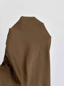 Vestido casual de playa, boda, graduación, brunch, Día de San Patricio, primavera, verano, con hombros con volantes, sin mangas, de punto, en color amarillo crema, elegante, con estilo bohemio y tropical - Multicolor - Ver 6
