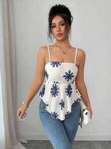 Elegante camiseta sin mangas de línea A con estampado de copos de nieve en color albaricoque, adecuada para uso diario, bodas, galas, viajes al trabajo, fiestas de graduación, vacaciones, citas, fiestas, Halloween, Navidad, Año Nuevo, Acción de Gracias, bodas - Azul marino - Ver 5