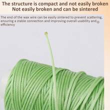 6 Colors/1 Color - 13 Yards/Roll Polyester Hand-Sewn Leather Sewing Thread, 150D Flat Waxed Thread DIY Sewing Beading Thread Bag Pendant Making Decorative Rope Used For Braiding Bracelets, Shoes, Necklaces, Vase Decoration Rope - 150D - View 8
