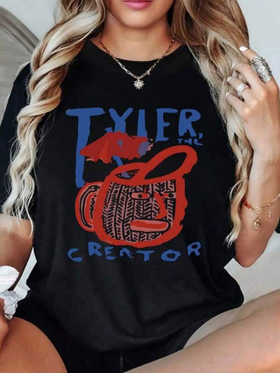 Rostro  rojo con líneas místicas que simboliza energía creativa y conexión ancestral inspirada en arte indígena camiseta para mujer 100% algodón suave y cómodo ajuste casual moderno
