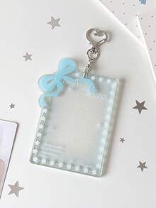 1 PC Bow Clip Cover For Star Merchandise Mini Card Storage Display Case Three-Inch Instant Photo Protective Cover Hanging, First Day Of School - Multicolor - View 13