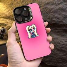 Título: Funda para teléfono con diseño de dibujos animados, compatible con fundas para Samsung, Apple, VIVO, OPPO, , Transsion, ,  y Honor. Fabricada en TPU, resistente a golpes y caídas, el regalo perfecto para amigos y familiares. - Negro - Ver 1