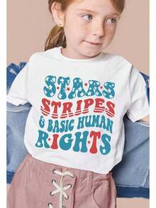 Ropa diaria de manga corta blanca patriótica para niños para el 4 de julio, Conjuntos de vacaciones para niños, Niñas de 6 y 7 años, Conjunto de verano para niños, Conjuntos de verano para mujeres, Camisetas gráficas para hombres, Camisetas divertidas, Camisetas para bebés para mujeres, Tops para adolescentes, Ropa de verano para adolescentes, Camiseta infantil con estrellas, rayas y derechos humanos, Camiseta retro para el 4 de julio, Camiseta patriótica para niños, Camiseta liberal americana, Camiseta de bebé de EE. UU., Camiseta blanca versátil para niños para celebraciones del 4 de julio, Adecuada para relajación en interiores y eventos al aire libre.Conjuntos a juego para mamá e hija, Conjuntos a juego para mamá e hija, Niña de 6 años, Ropa de verano, Conjuntos de verano, Regalos personalizados, Recuerdos de fiesta para niños, Regalo para el Día de la Madre, Regalo para el Día del Padre, Regalo para niños, amigos y familiares. - Negro - Ver 8