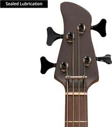 QWORK Guitar Bass Tuners - Metal Tuning Pegs Keys (2L + 2 R) - Ratio Headstock Sealed Machine Head - White - View 5