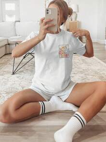 Women T-Shirts - White - View 3