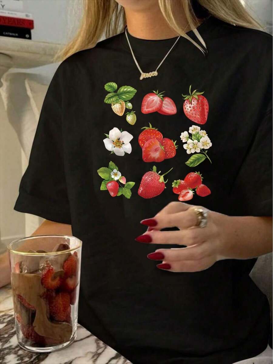 Damen T-Shirts - Schwarz - Übersicht 1