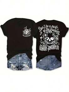 Women T-Shirts - Black - View 6