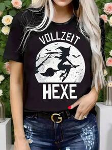 Camiseta unisex de manga corta, para mujerInformalCamisetaconTiempo completoBrujaGráfico-Negro,RedondoCuello,CortoManga,LigeramenteElásticoTejerTela,RegularAjusteCómodoSuperiorparaTodosEstaciones del año,InformalDesgasteGráficoTeeCómodoFittopsdemujer, MichaelJacksonGráficoCamisetaDulceDiseño,VeranoInformalDesgaste, CalienteClimaWear,camisetasparamujer,camisetasparahombre,playerasdehombre,,y2k,spiderman,regalosparaEsonovio,RetroVintage - Multicolor - Ver 7