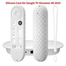Silicone Remote Control Protective Case, Compatible With Google TV Streaming 4K TV 2024, Compatible With Google GY3LE Remote - Multicolor - View 1