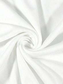 Caieta de ana corta con cueo ondo, de corte hoado y etapado de frea, adecuada para e verano, para ujerPure-Cotton - Blanco - Ver 5
