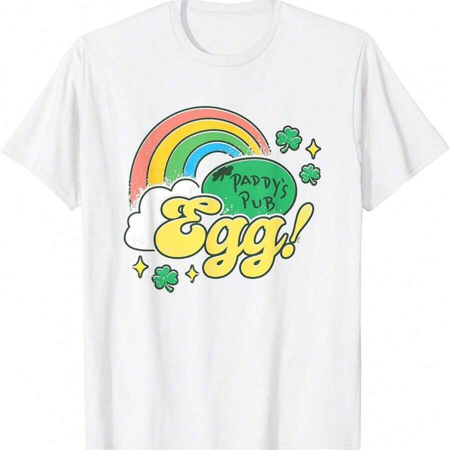 Camiseta con el logo retro de Paddy's Pub Egg: "Siempre hace sol en Filadelfia" 6VX0 - Blanco - Ver 1