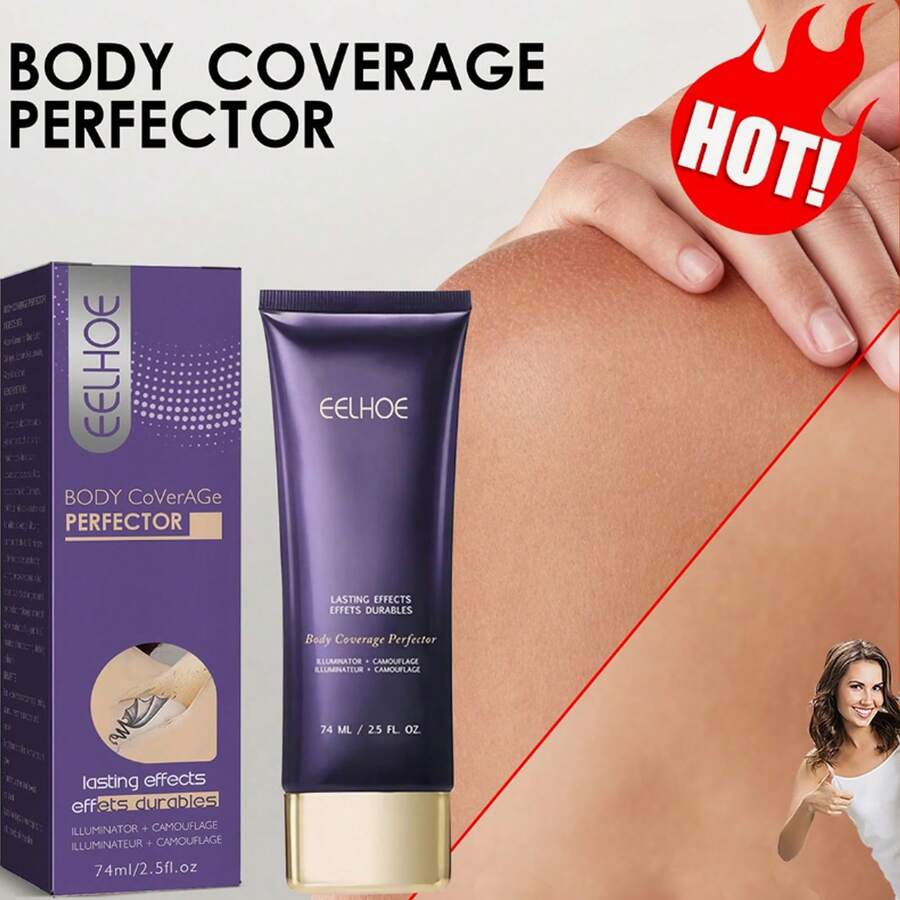 EELHOE Body Concealer Perfect Cream, Brightening + Concealing Moisturizes, Whitens - Apricot - View 1
