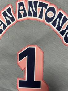 Atonmore 1pc Gray Embroidered Sleeveless Basketball Jersey, Men's Casual Sports Sweatshirt - Grey - View 4