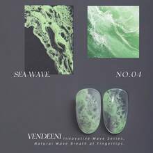 MISS MIANEL 12ML/件 2026新款白色藍色黑色透明波浪漸層氣泡孔凝膠指甲油 快速混色大理石波浪UV凝膠 適用於指甲 粉紫色美甲 - 彩色 - 查看 18