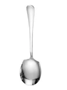 1 pezzo Cucchiaio da portata grande in acciaio inossidabile - Design ergonomico, durevole, grande cucchiaio per minestre, facile da usare per servire, cucinare e mangiare - Robusto, di qualità ristorante, impugnatura comoda, facile da pulire - Visualizzare 11