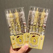 Bộ 6 bút bi hình Hello Kitty, Pompompurin, Kuromi, Melody hoạt hình dễ thương của Sanrio, cỡ 0.55mm, đồ dùng học tập và văn phòng phẩm. - Hình chữ nhật - Xem 9
