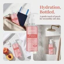 JAYSUING® Jasmine Body Wash – Floral Fragrance Shower Gel With Gentle Cleansing & Moisturizing Care, Soft Smooth Skin & Long-Lasting Scent, Father's Day Gift, Travel Season Gift, Wedding Season Gift. - 桃子香味沐浴露 - 查看 4