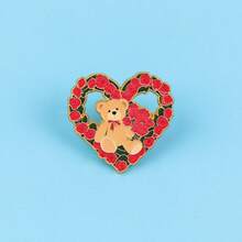 Pins e broches de esmalte para lapela, distintivos para mochilas e bolsas, decoração estilosa para presentear amigos. - Multicolorido - Ver 6