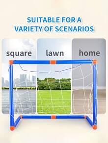 Portable Disassembled Football Goal Frame Toy, Suitable For Indoor & Outdoor Use, Christmas, Halloween, Birthday Gift - 彩色 - 查看 7
