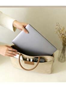 Túi đựng laptop cao cấp dành cho doanh nhân, tương thích với laptop Apple 14" và 15.6", cặp xách unisex. - Xem 2