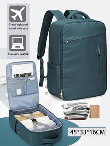 Ryanair 登機旅行後背包 40x20x30 - 符合 Ryanair 機艙尺寸，適合短途旅行，可輕鬆放入座椅下方，全新旅行後背包。多色時尚筆電後背包，可放 15.6 吋筆電，適用於上學、登山、工作、戶外活動、旅行、商務、通勤等 - 彩色 - 查看 7